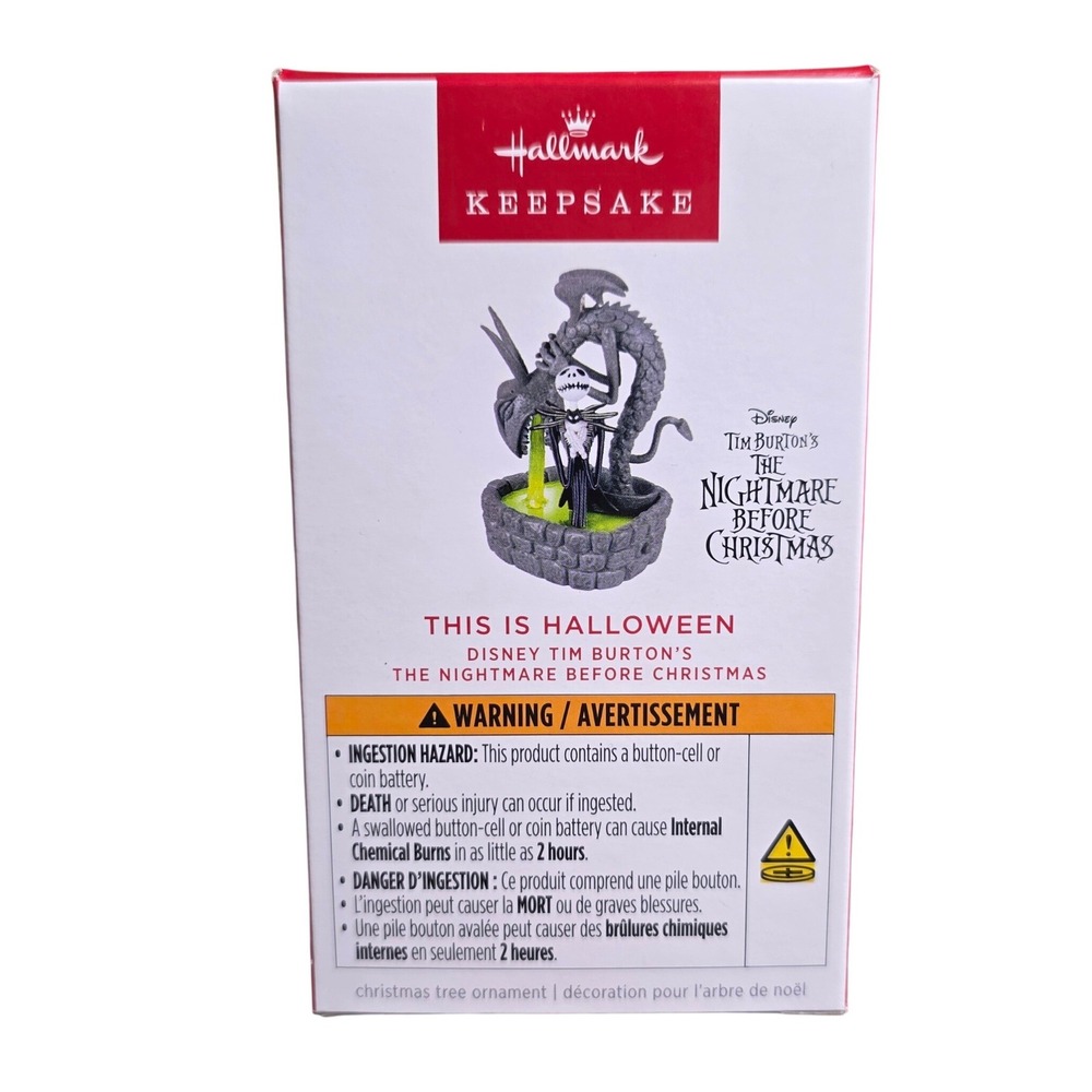 Hallmark Keepsake Nightmare Before Christmas This Is Halloween Light Up Ornament